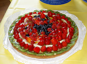 Fresh fruit tart - Italian Style