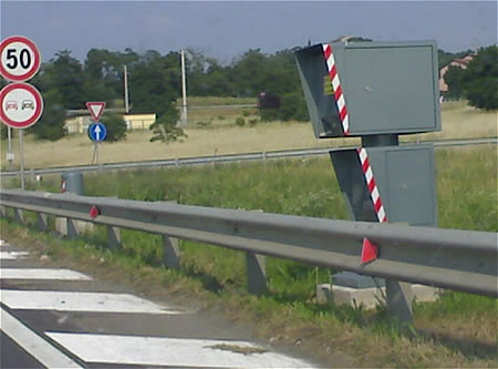 Fixed Roadside Speed Camera in Italy