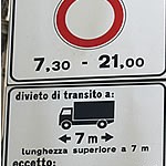 ZTL Zone Sign
