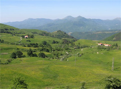 Countryside around Bedonia, Italy