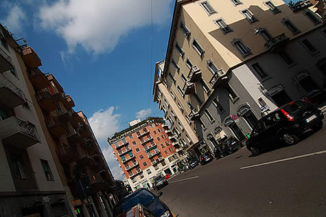 A Street in Milan - photo by Alex Roe