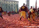 Orange Battle in Ivrea, Italy