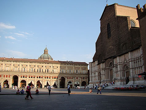 Piazza Maggiore, Bologna, Italy