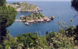 View from Villa Nelson, Taormina, Sicily