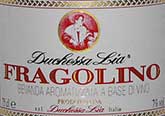 Fragolino drink
