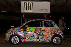 One Cheeky Pop Art Fiat 500
