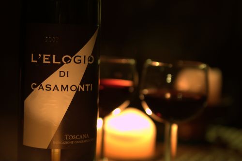 One of Casamonti's Tuscan wines - L'Elogio