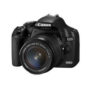 The popular Canon ESO 500d Digital SLR