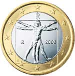 One Euro Coin - Italian edition