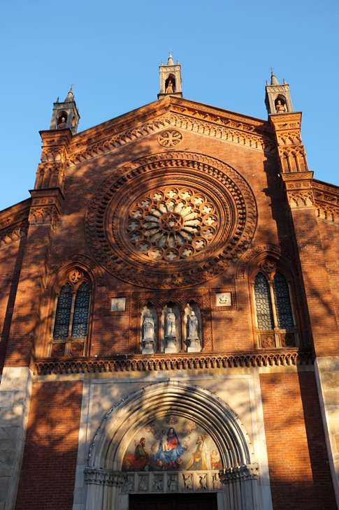 One of Milan's many interesting churches