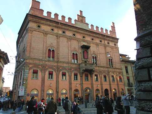 One of Many Beautiful Buildings in Bologna Italy