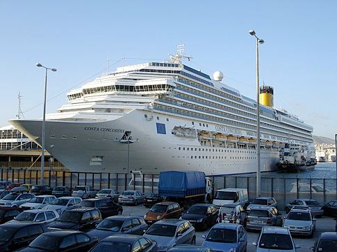 The Costa Concordia Cruise Ship