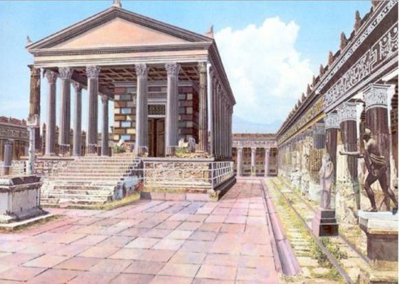 The Shrine to Berlusconi's Achievements at Pompeii