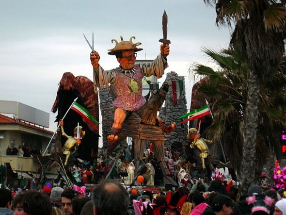 Viareggio is famous for its Carnival