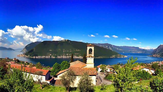 Monte Isola from Lake Iseo