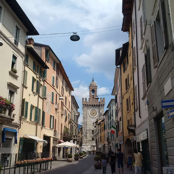 A Street in Brescia Italy
